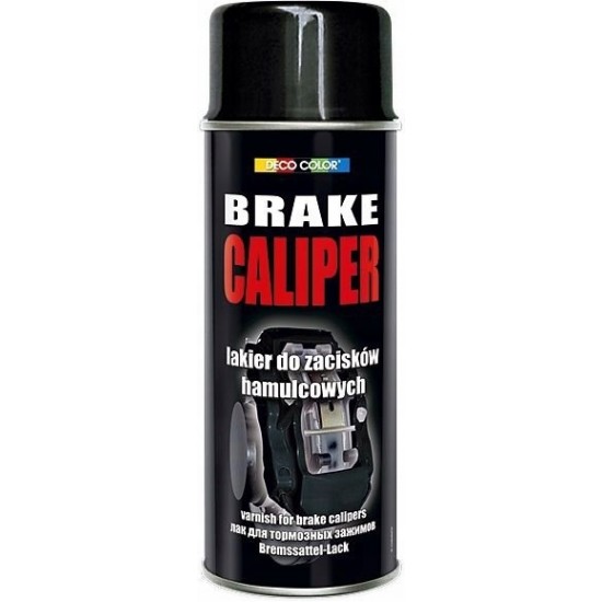 Bremžu suportu krāsa aerosolā melna 400ml Deco Color