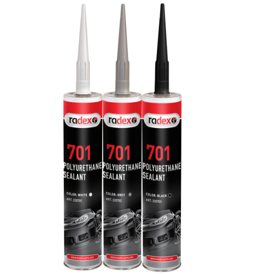 RADEX 701 Black poliuretāna hermētiķis 310ml  (melns)