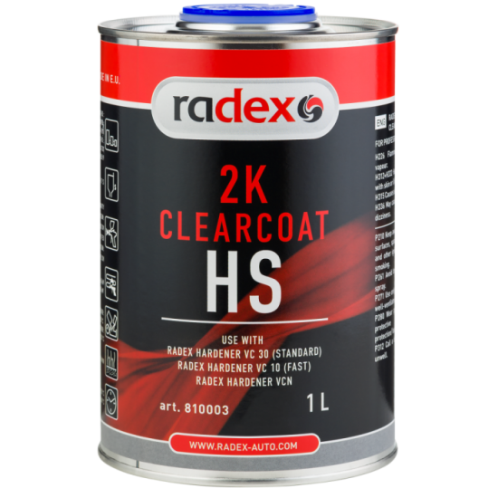 RADEX 2K HS Clearcoat, laka 1L