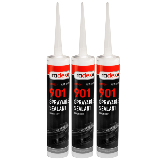 RADEX 901 Sprayable sealant izsmidzināms hermētiķis / līme 290ml  (pelēks)