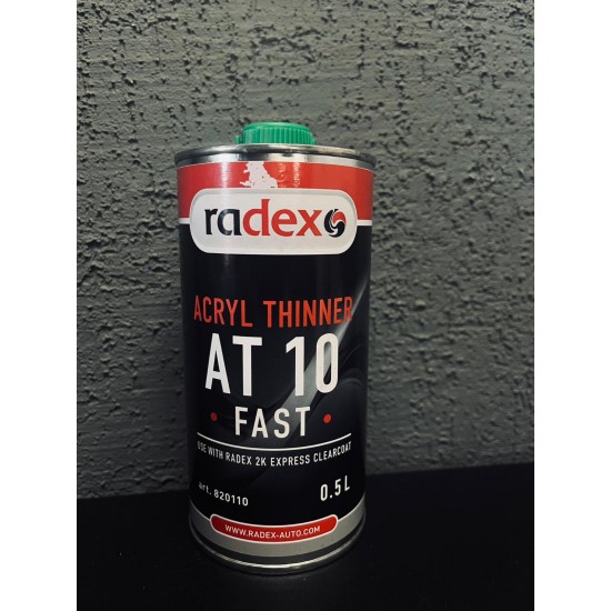 RADEX AT10 Acryl thinner, ātrs šķīdinātājs 0,5L
