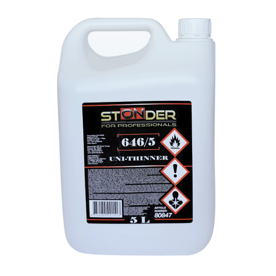 646/5 UNI-THINNER šķīdinātājs 5L STONDER 