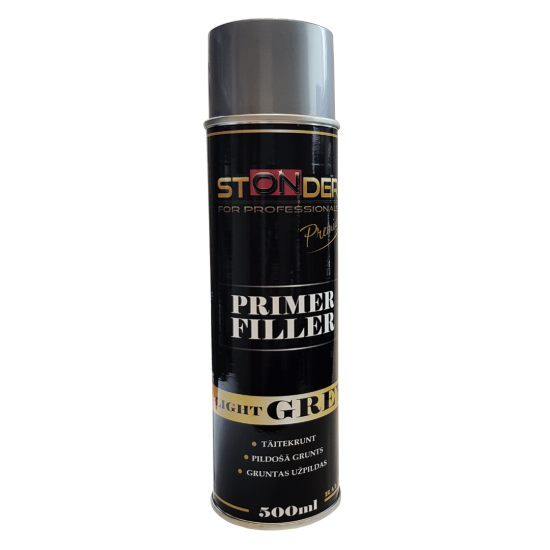 Grunts gaiši pelēka aerosolā RAL7001 Stonder 80117